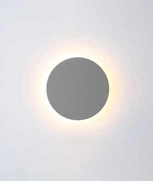 Plenilunio Full-Moon Backlit Outdoor Wall Light