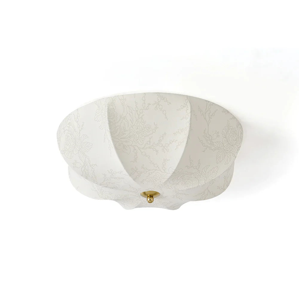 مصباح سقف من قماش الأوركيد