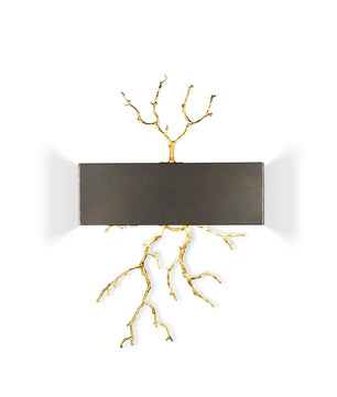 Brass Branch Wall Lamp