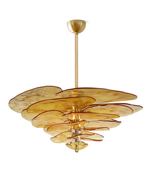 Lotus Leaf Murano Chandelier
