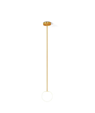 Brass Architectural Pendant Light
