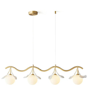 Allanie Gingko Long Chandelier