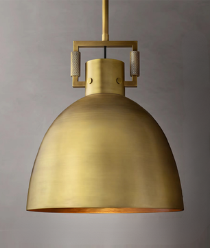 Cupola Machinist Cloche Dome Pendant Light