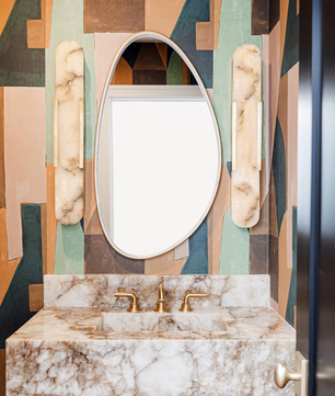 Stelo Alabaster Elongated Wall Sconce