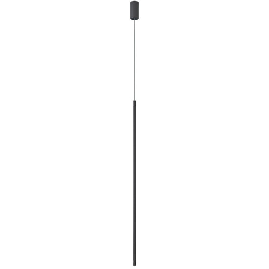 Kitchen Bedside LED Linear Black Pendant Light Fixture