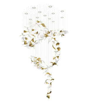 Linden Leaves Chandelier