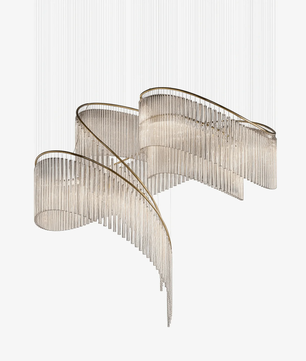 Crystal Spin Customized Chandelier