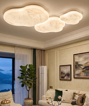Aurelia Faux Alabaster Ceiling Light