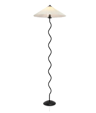 Wiggly Pleated Floor Lamp