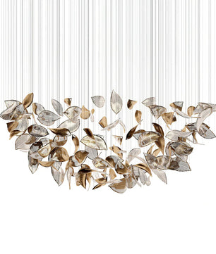 Frozen Leaves Chandelier