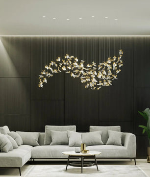 Frosted Petals Frozen Chandelier