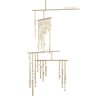 Luminous Cascade Chandelier