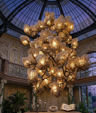 Aetherius Bespoke Mesh Chandelier