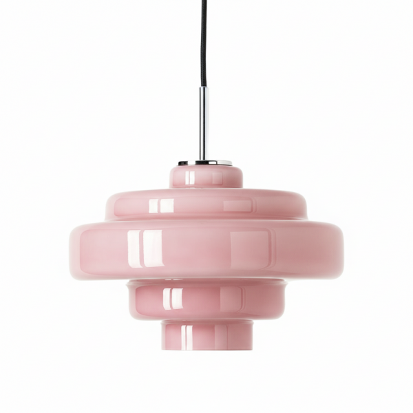 Tiered Glass Pendant Light
