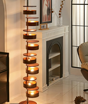 Cylindrical Flow Floor Lamp