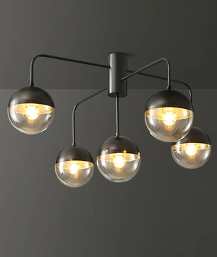 Brass Globulars Ceiling Lamp