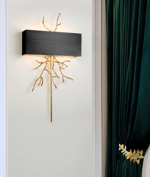 Brass Branch Wall Lamp
