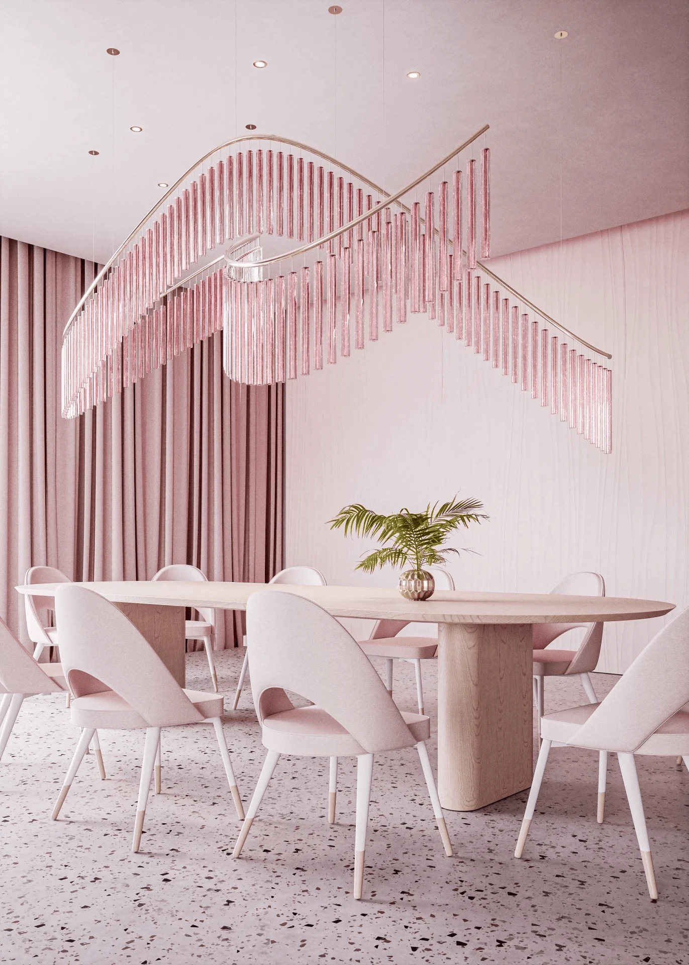 Crystal Spin Customized Chandelier