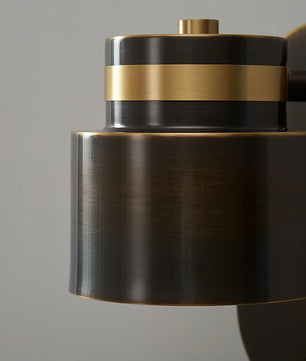 Brass Cylinder Wall Lamp