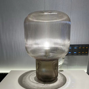 Oval Glass Table Lamp