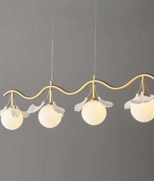 Allanie Gingko Long Chandelier