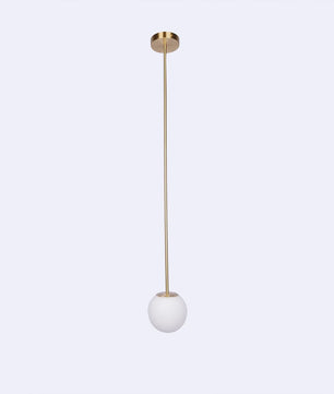 Brass Architectural Pendant Light