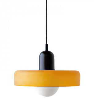 Morandi Glass Disc Orb Pendant Lamp