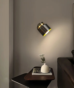 Brass Cylinder Wall Lamp