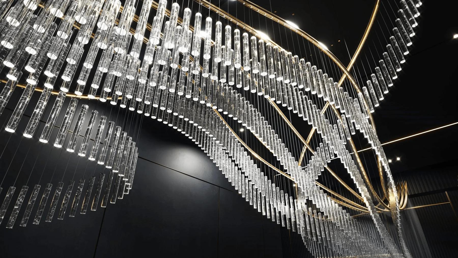 Crystal Spin Customized Chandelier