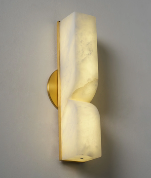 Up Down alabster Wall Sconce