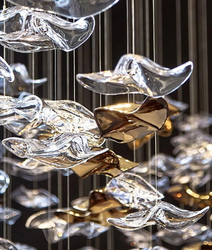 Tidal Stair Chandelier