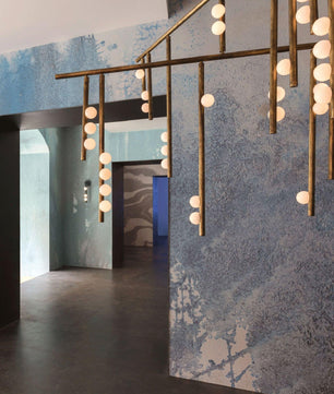 Luminous Cascade Chandelier