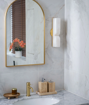 Up Down alabster Wall Sconce