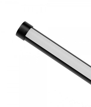 مصباح حائط LED خطي صناعي أسود قابل للتعتيم S76