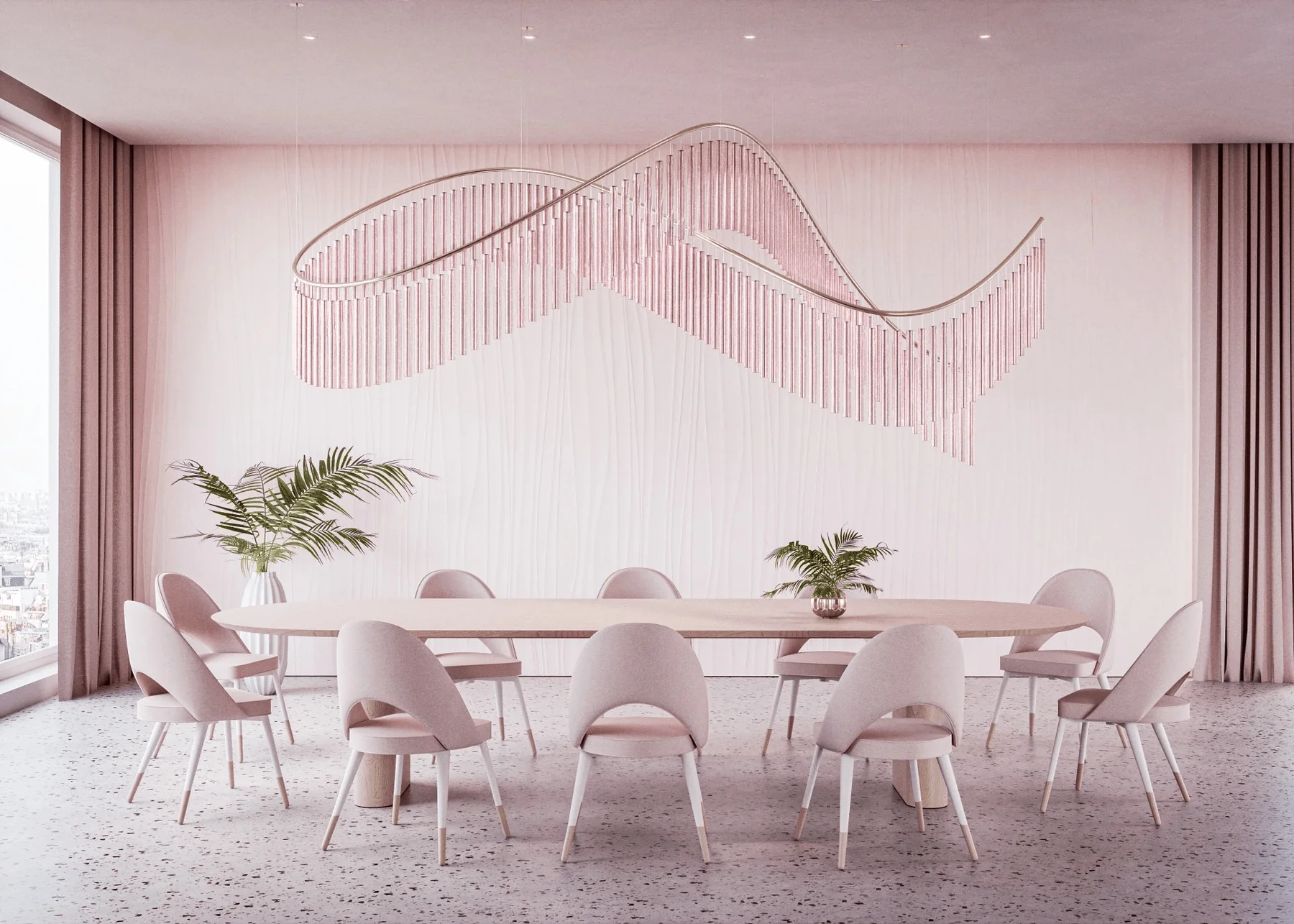 Crystal Spin Customized Chandelier