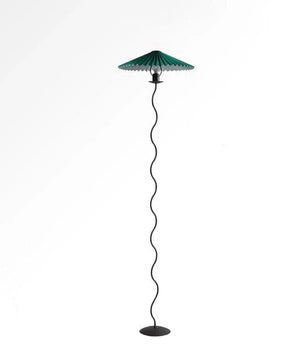 Wiggly Pleated Floor Lamp