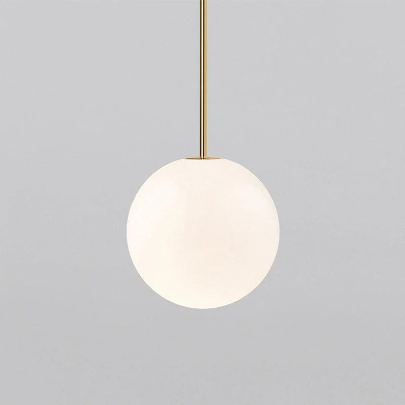 Brass Architectural Pendant Light