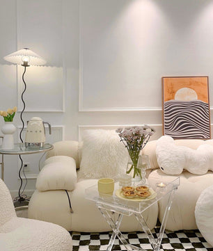 Wiggly Pleated Floor Lamp