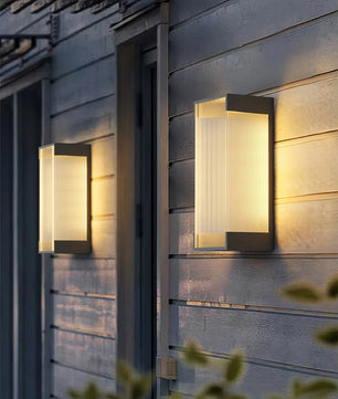 Rectangular Outdoor Wall Light