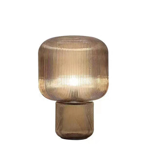 Oval Glass Table Lamp
