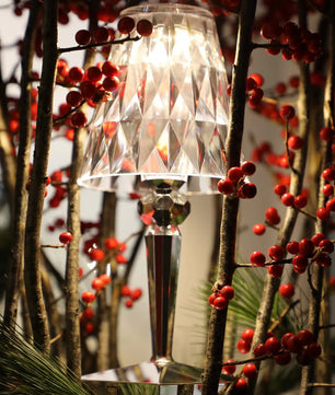 Sparkle Glam Built-in Battery Table Lamp