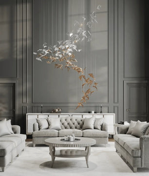 Flying Leaves Chandelier
