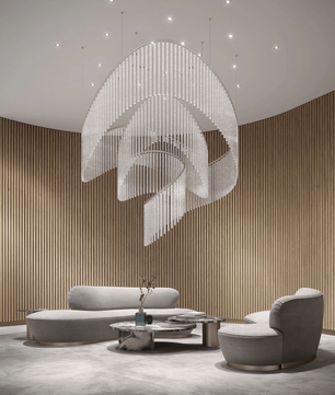 Crystal Spin Customized Chandelier