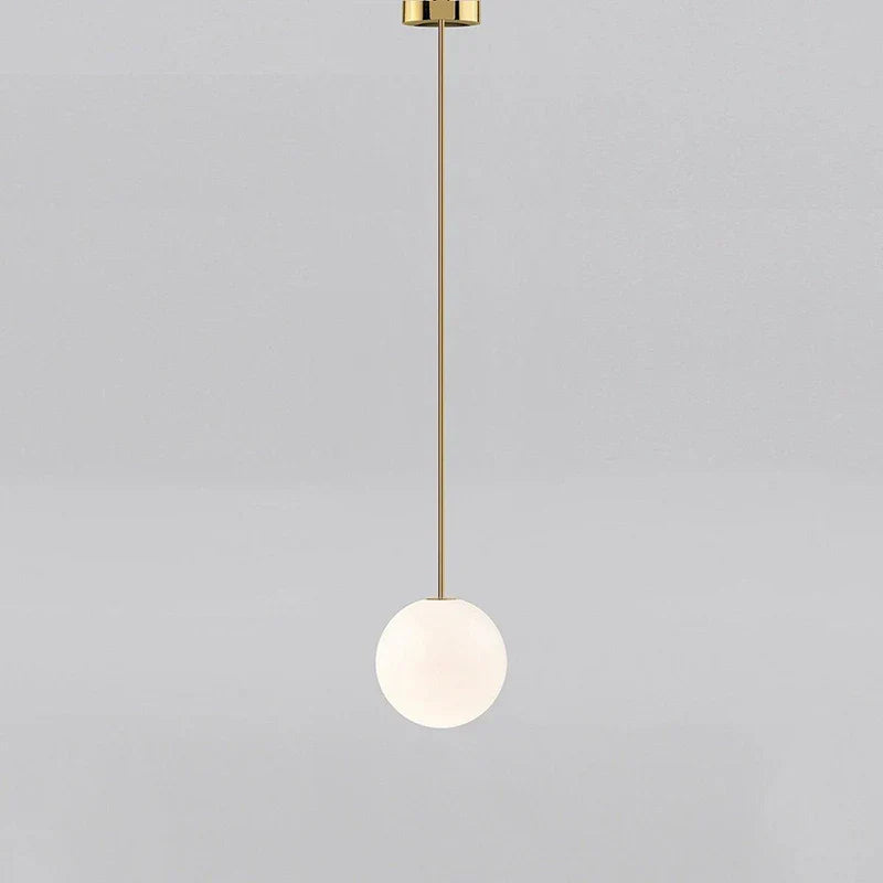 Brass Architectural Pendant Light