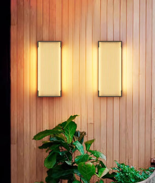 Rectangular Outdoor Wall Light