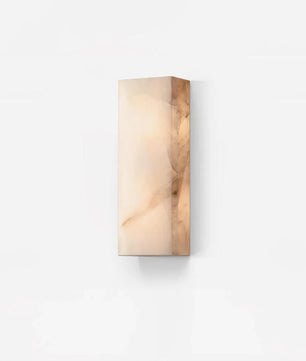 Rectangular Alabaster Wall Sconce