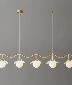 Allanie Gingko Long Chandelier