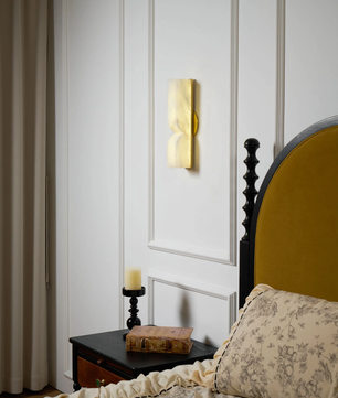 Up Down alabster Wall Sconce