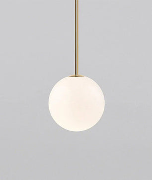 Brass Architectural Pendant Light