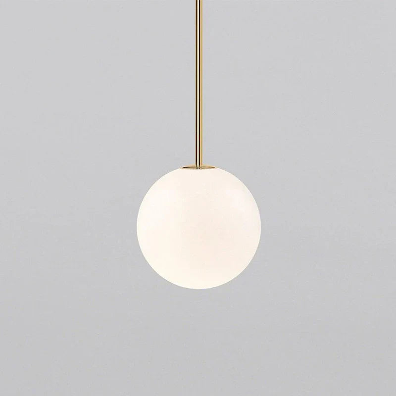 Brass Architectural Pendant Light